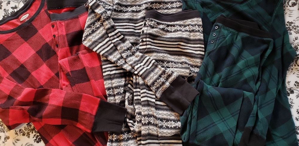 3 Set Thermal Pajama Pant Set